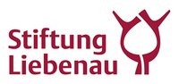 Logo der Stiftung Liebenau mit stilisiertem roten Herz-Mensch-Symbol und Schriftzug Stiftung Liebenau